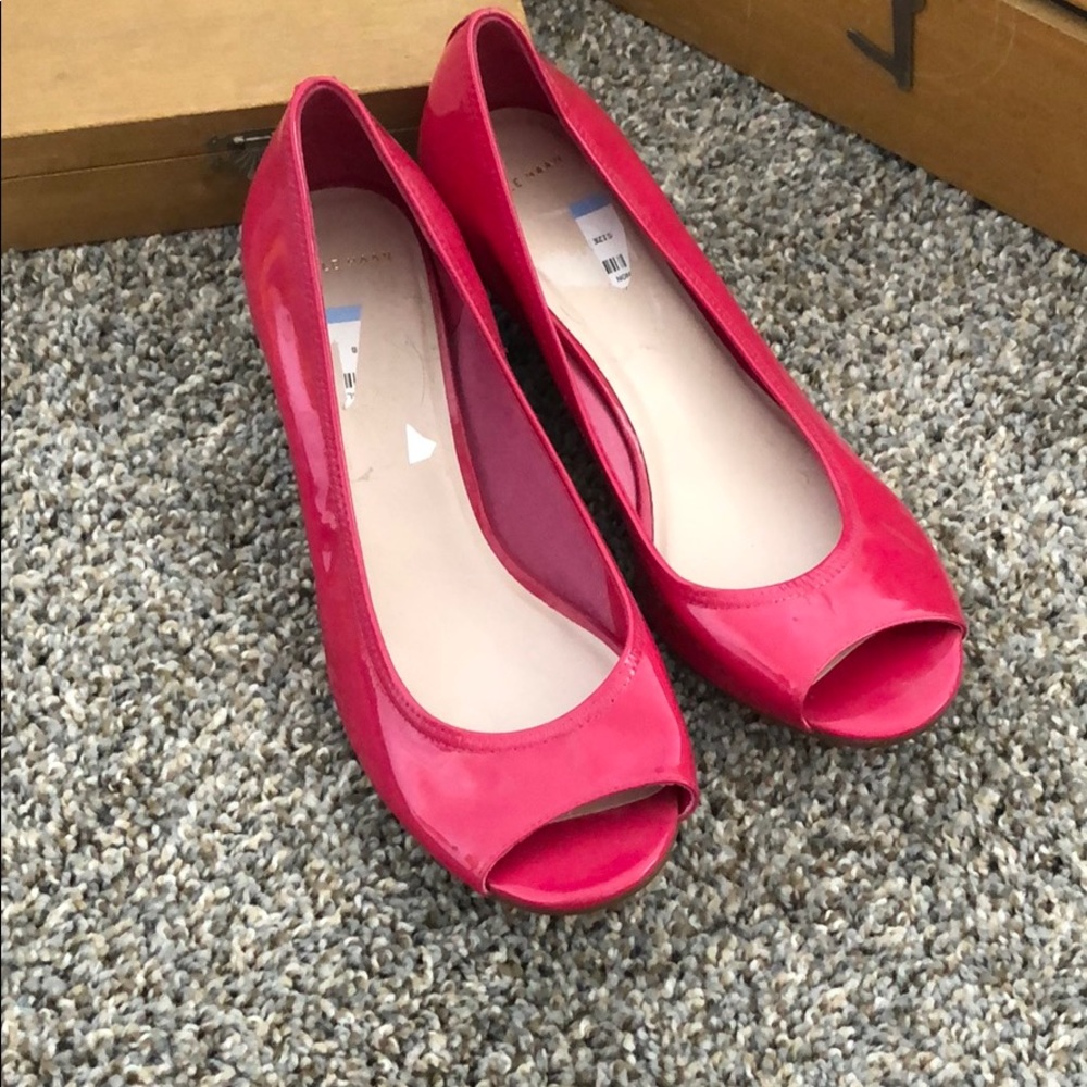 Cole Haan Wedge Peep-toe heels
